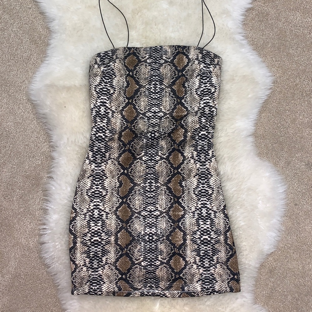 Snake print Dress